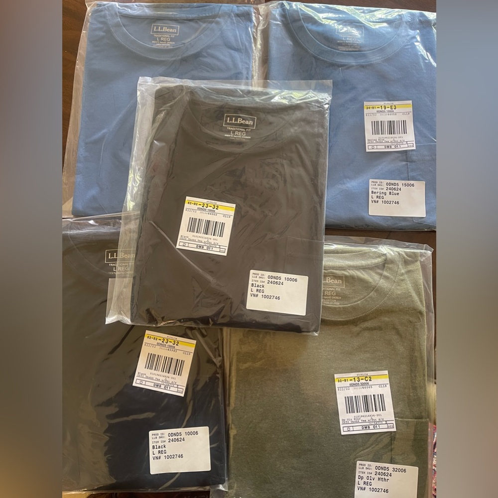 New LL bean tshirts